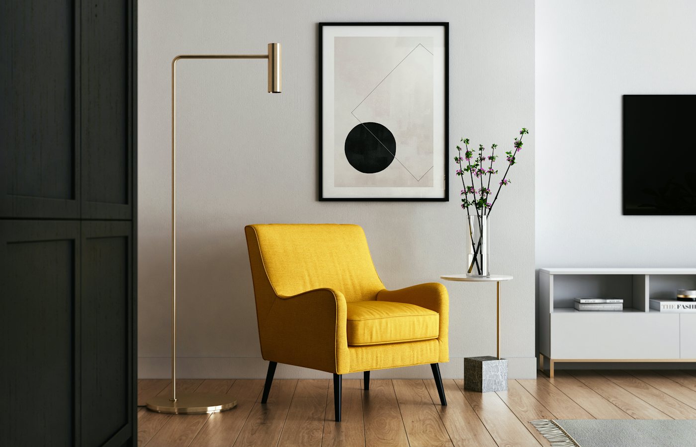 Sofa vải Bắc Âu