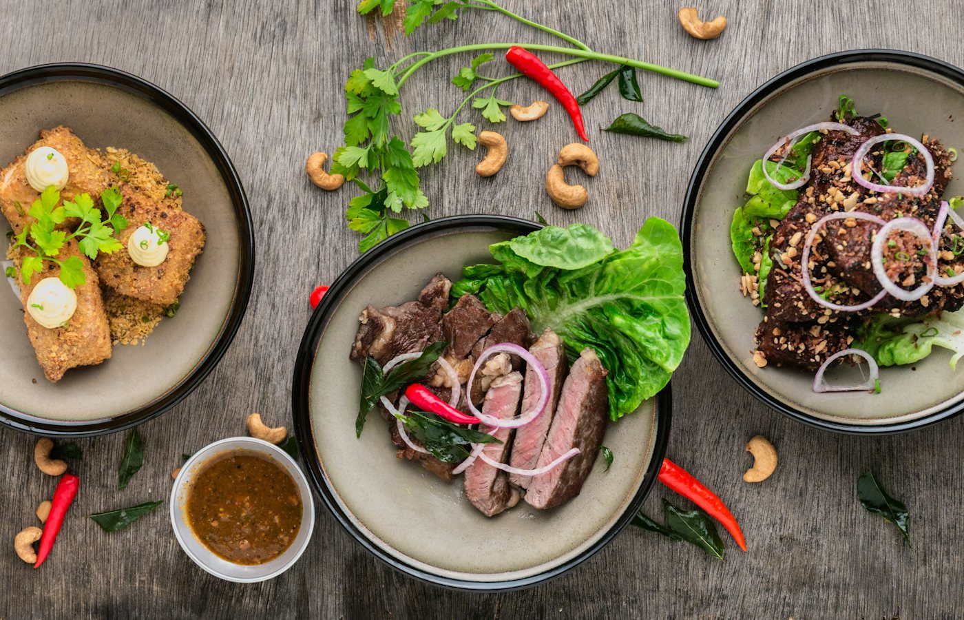 Salad rau củ nướng