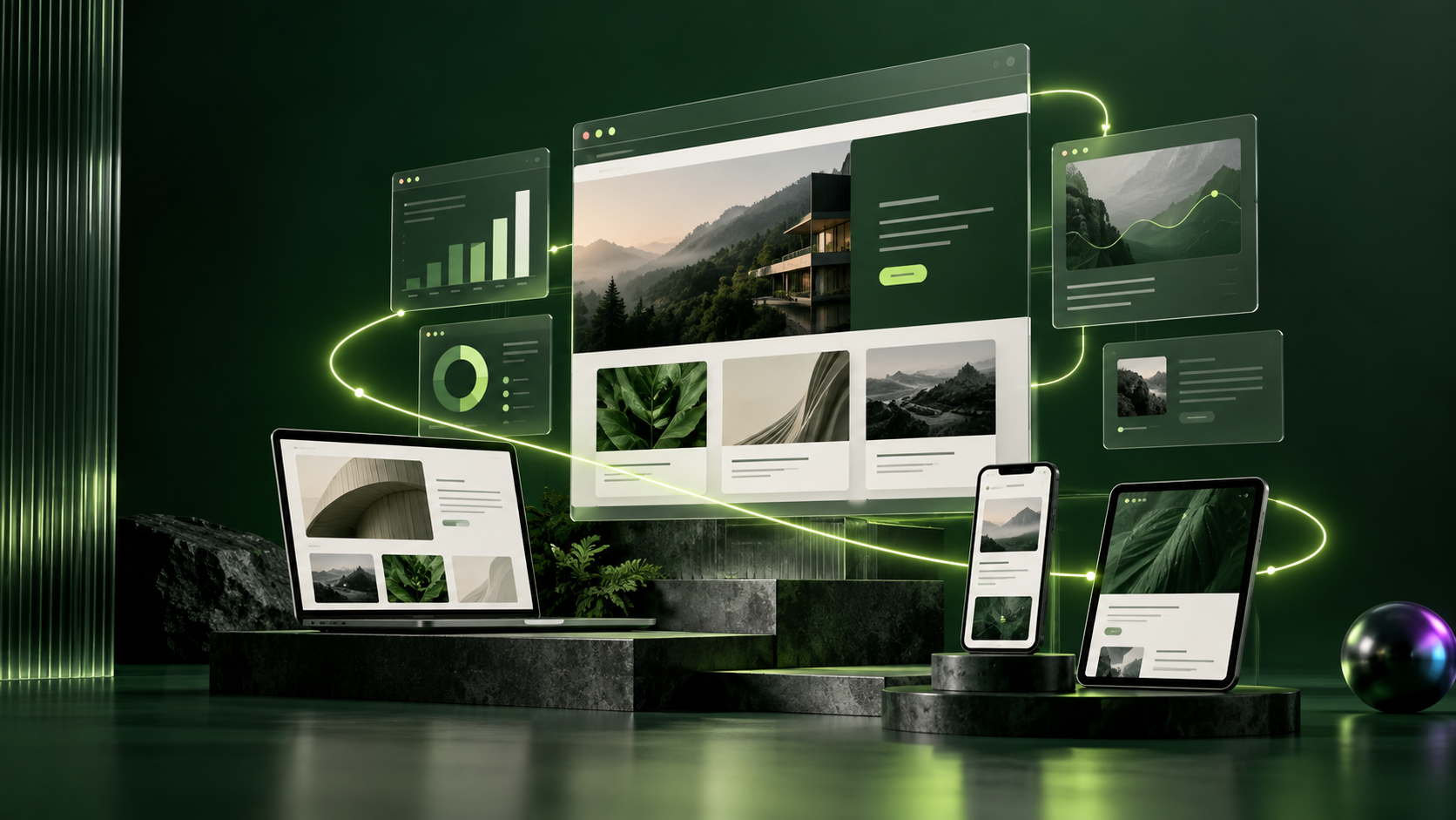 Hệ sinh thái website đa thiết bị do Weme thiết kế